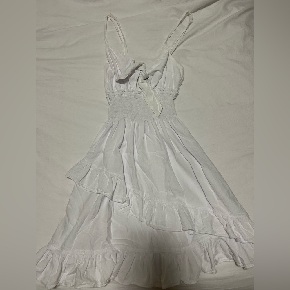 Elegant White Mini Dress